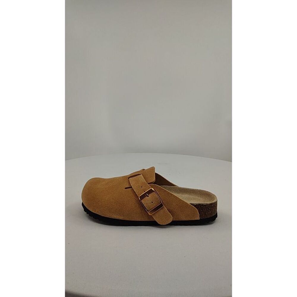 Quince Suede Clog Mule in Tan